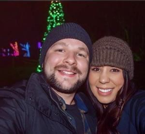 Meagan and Joey at Christmas at Gaylord