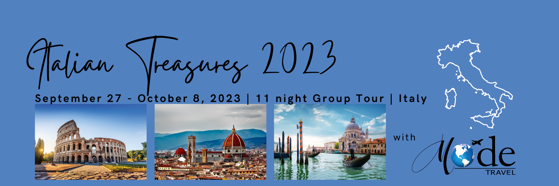 Book your vacation to Italy with Mode Travel Agency. 
